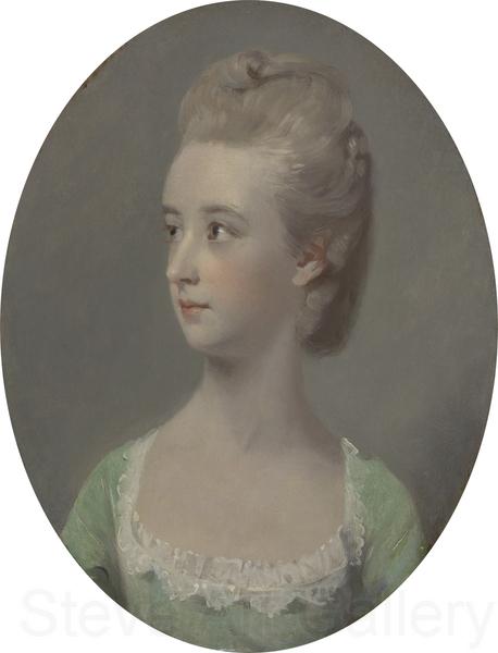 Henry Walton Portrait of a young woman, possibly Miss Nettlethorpe Norge oil painting art